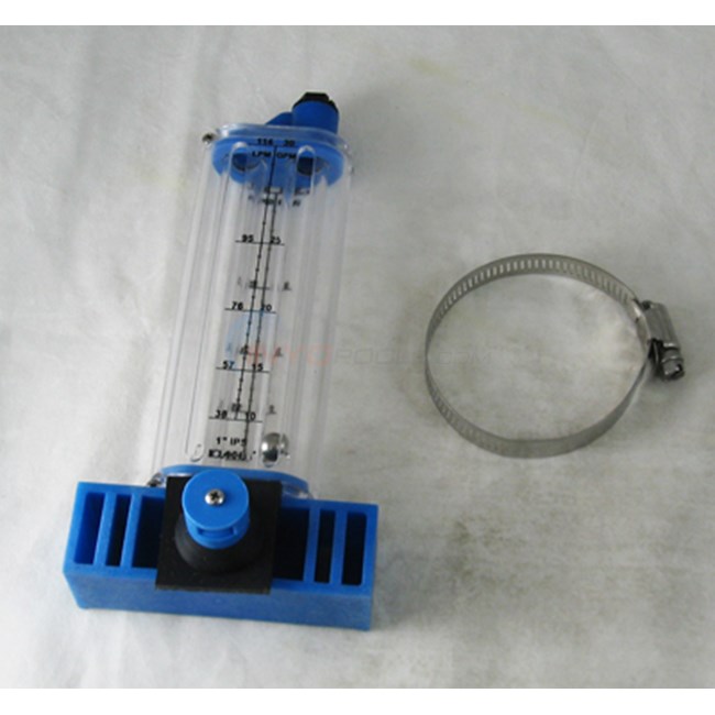 Rola-Chem Flowmeter, 1" Pvc, Vertical Mt 10-30gpm/19-132lpm (570321v)
