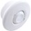 Standard Pool or Spa Wall Fitting Complete, Less Nut, White - 50-3500WHT