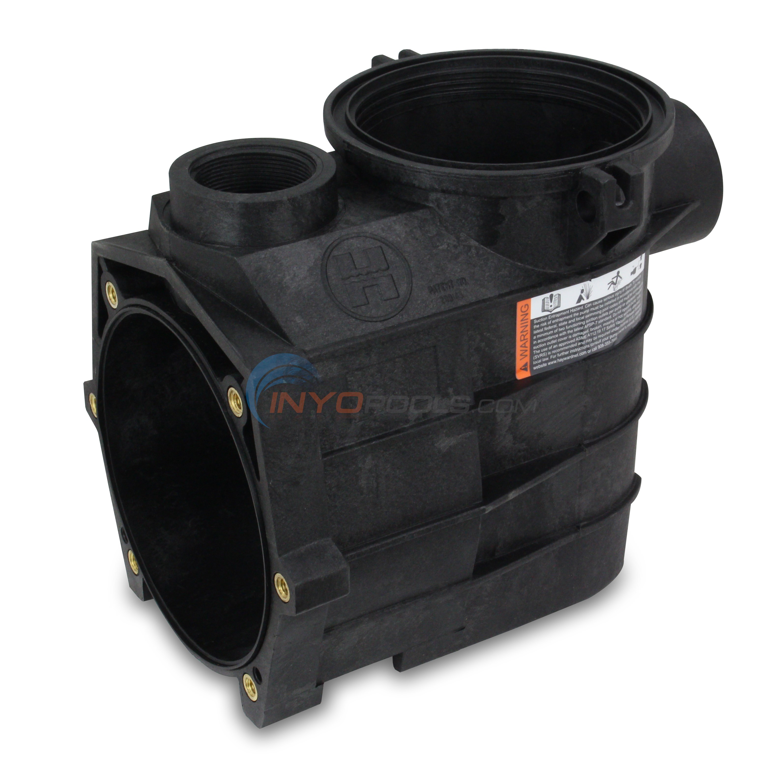 PUMP HOUSING/STRAINER, 2” X 2”, With DRAIN PLUGS