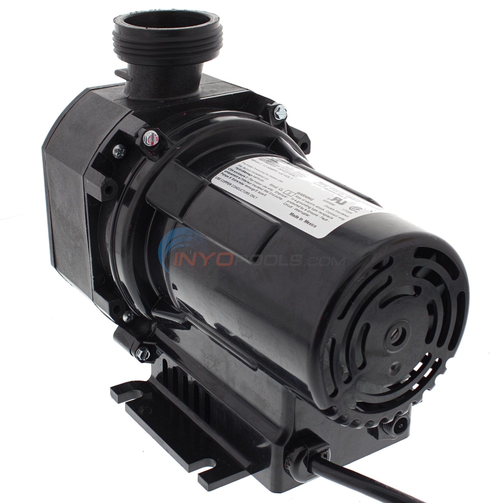 Balboa Gemini II Plus 12.5 Amp Bath Pump with Air Switch, 115 Volt