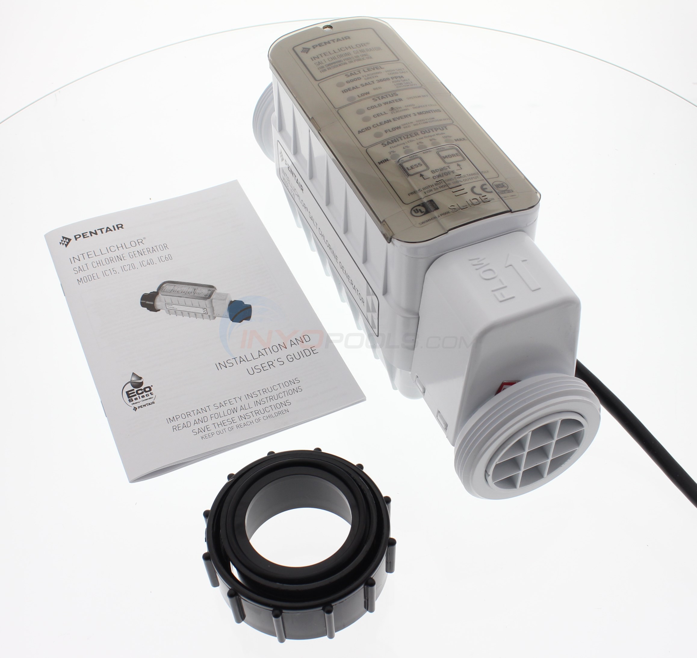 Pentair® IntelliChlor® IC20 Salt Chlorine Generator Cell - EC-520554  Replaced by Part # EC-523747