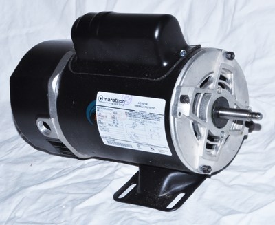 MOTOR, MARATHON, THRU BOLT, 56Y GE, 2 HP, 2 SPEED, 230V, 8.8/2.6 AMP, SF 1.0 (C1327