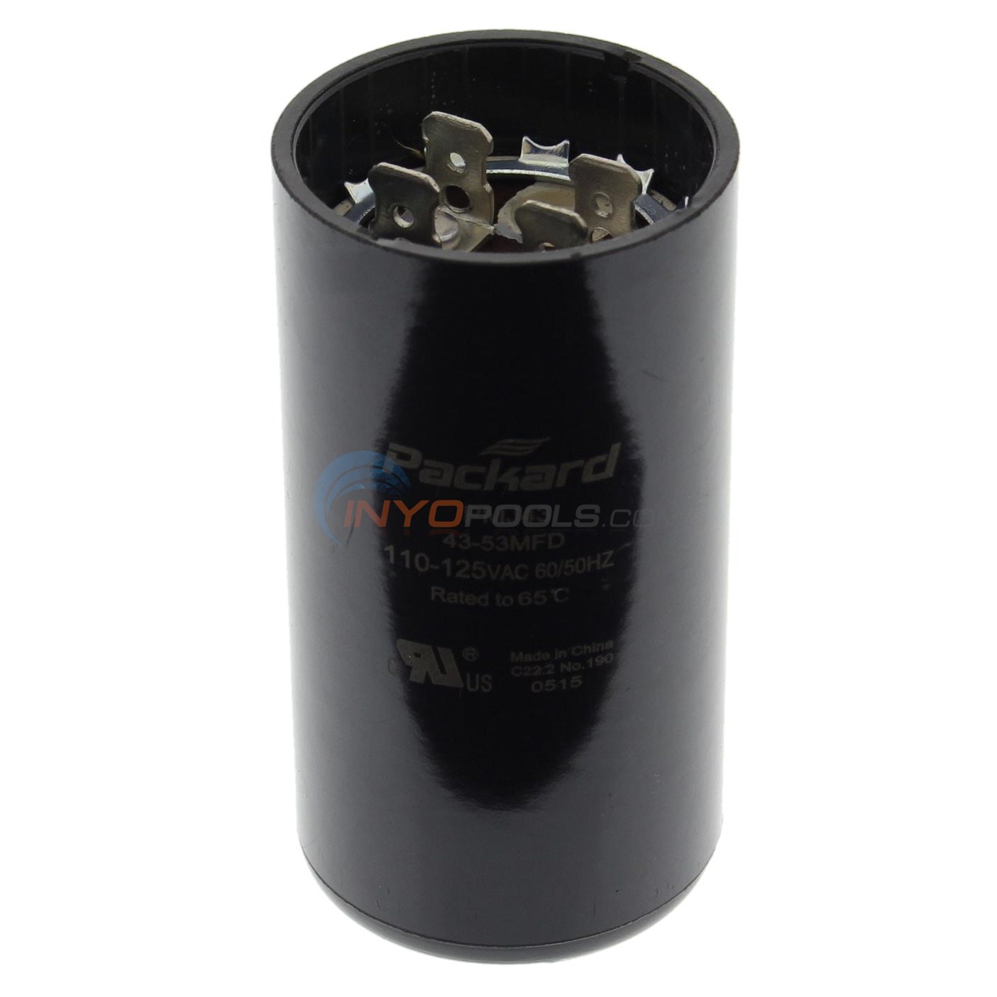 CAPACITOR, START 43-53 MFD, 110-125 VOLTS