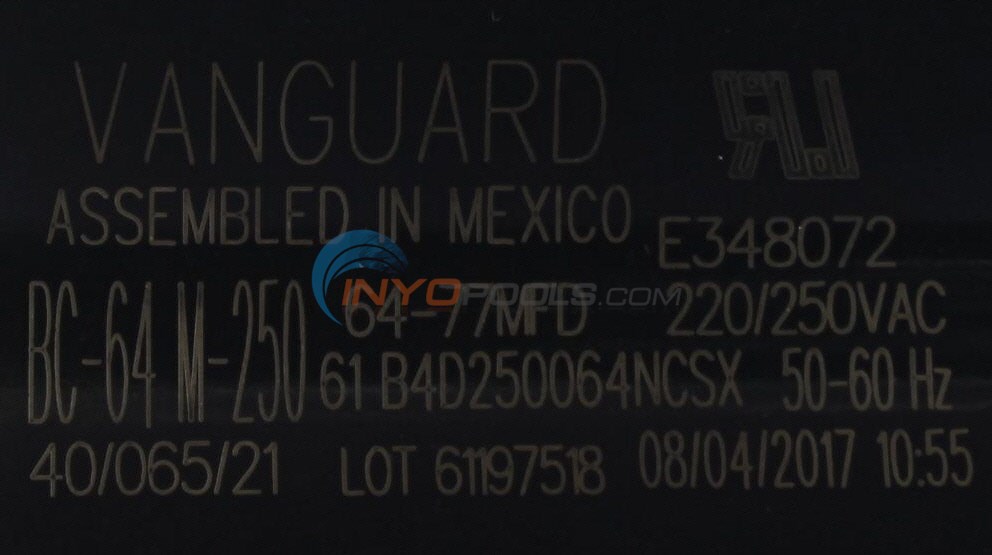 Essex Group START CAPACITOR, 66-77 MFD (BC-64M-250S)