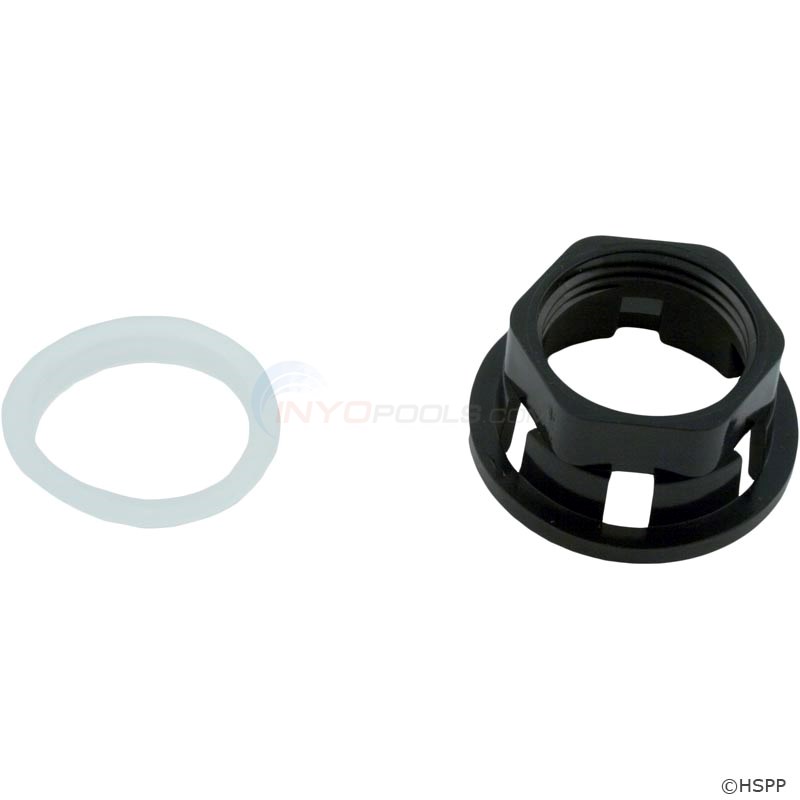 Air Control Jetted Tub 11/2", large knob, Black (94459011)