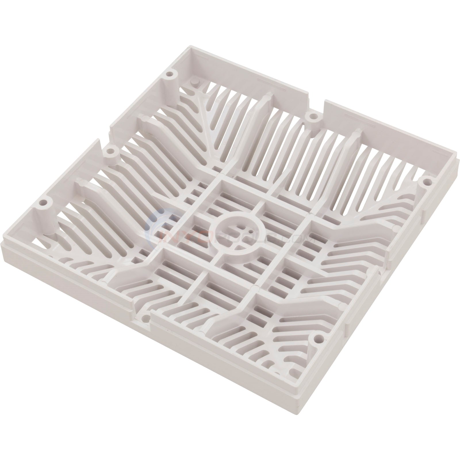 Waterway® 9" x 9" Square Grate - White Part No.: 642-4790V