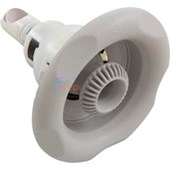 Adjustable Power Storm Jet Massage 5" Textured Scallop Snap-In White Replaced by 212-7639-STS