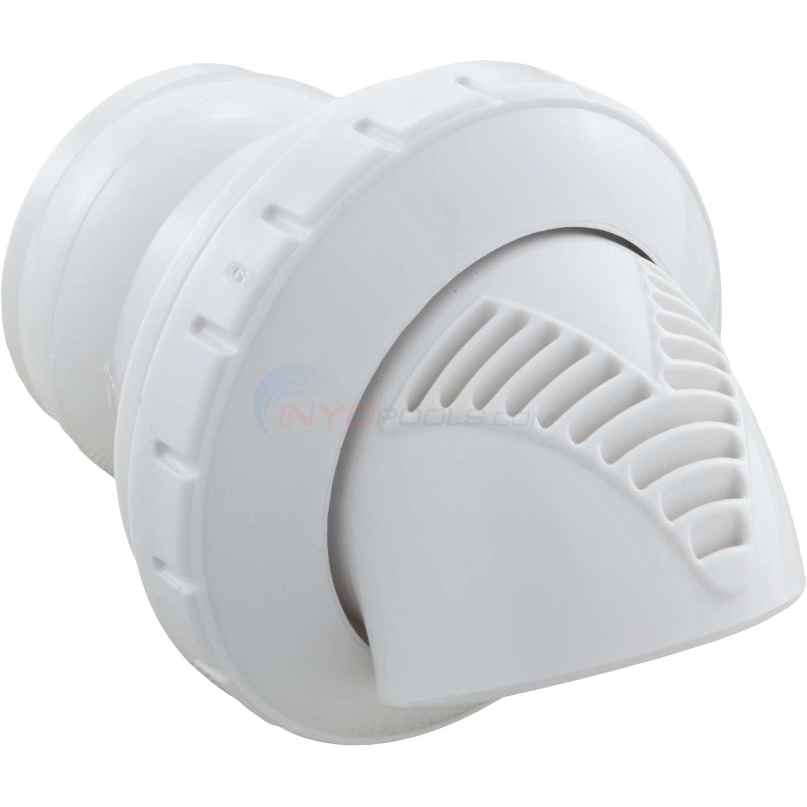 Infusion Venturi Wall Return Fitting, 1-1/2" Self Aligning, White