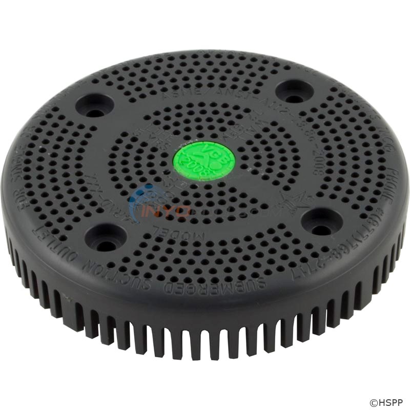 Suction Cover Plate, Dk Gray, W/ Screws