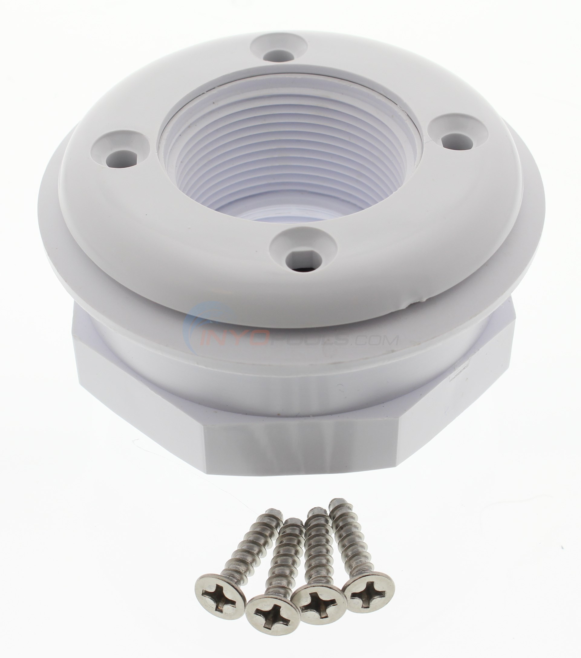 Inlet/Outlet Fitting w/Locknut & Spacer (25522-000-000) - INYOPools.com