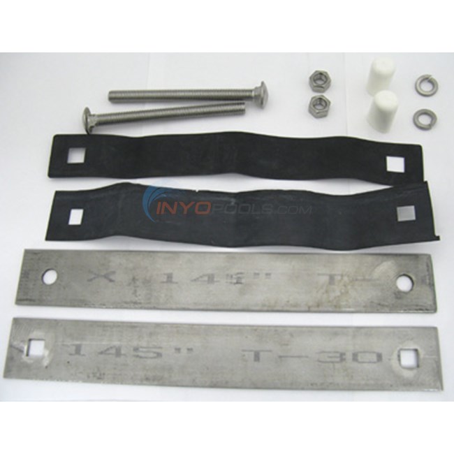 Interfab Commercial Board Mounting Kit, 2 Bolt Stainless (com-m)