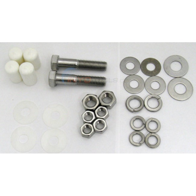 Interfab Complete Fiberglass Techni-spring To Base Mounting Kit, Stainless (tsf-m)