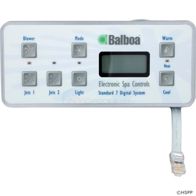 Balboa Topside, 7 Button, Standard Digital (54156) - 54156-01