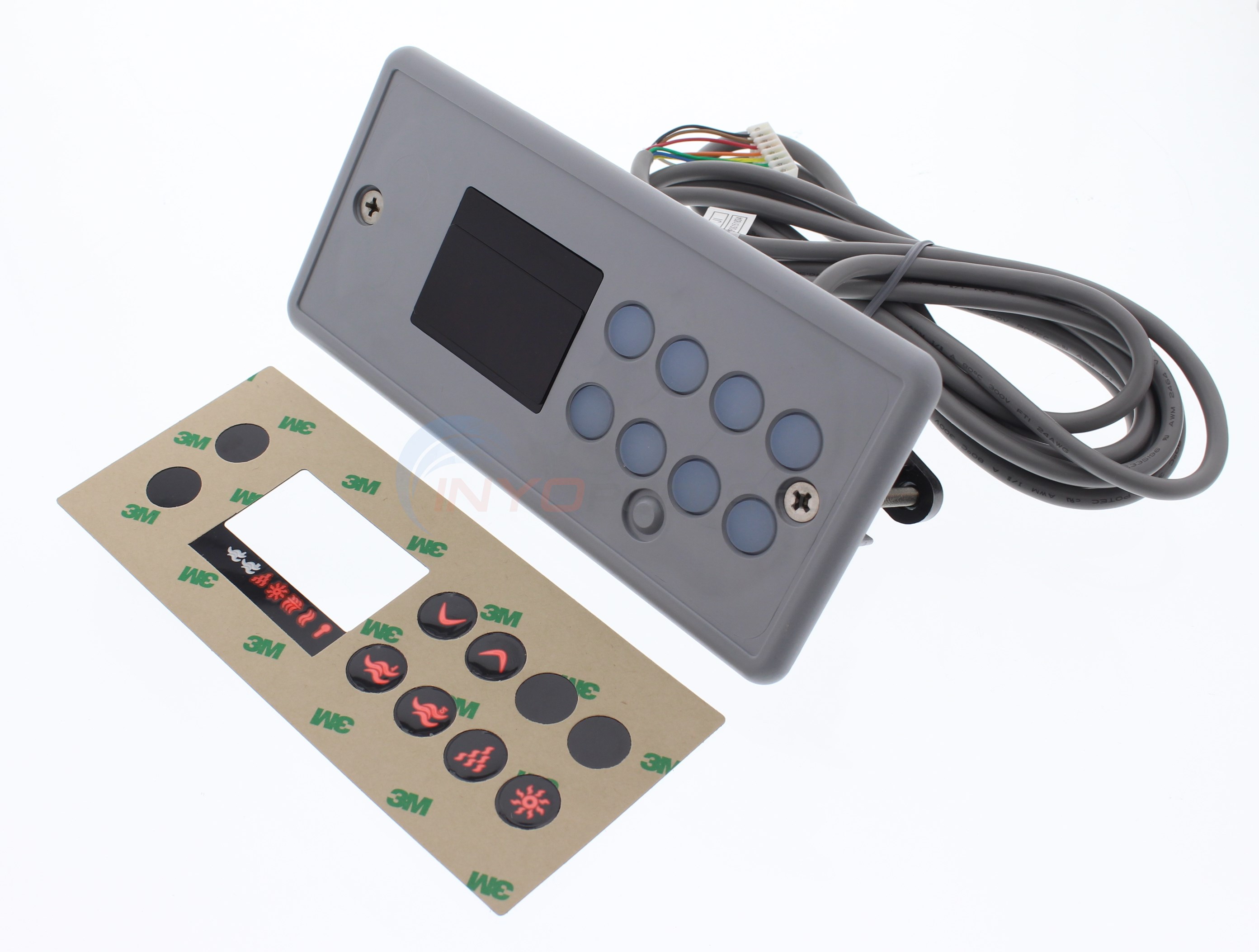 Panel,TSC-35/K-35,Lg Rec,6-Btn,3-Pmp or 2-Pmp+Blwr,SSPA/MSPA ...