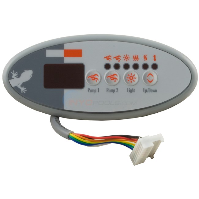 Panel,TSC-9/K-9 Sm Oval,4-Button,LED,Single & Dual Pump (BDLTSC9PPD)