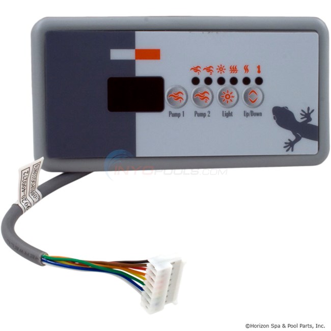 Panel,TSC-18/K-18 Sm Rec,4-Button,LED,SSPA,Dual Pmp (BDLTSC18GE2)