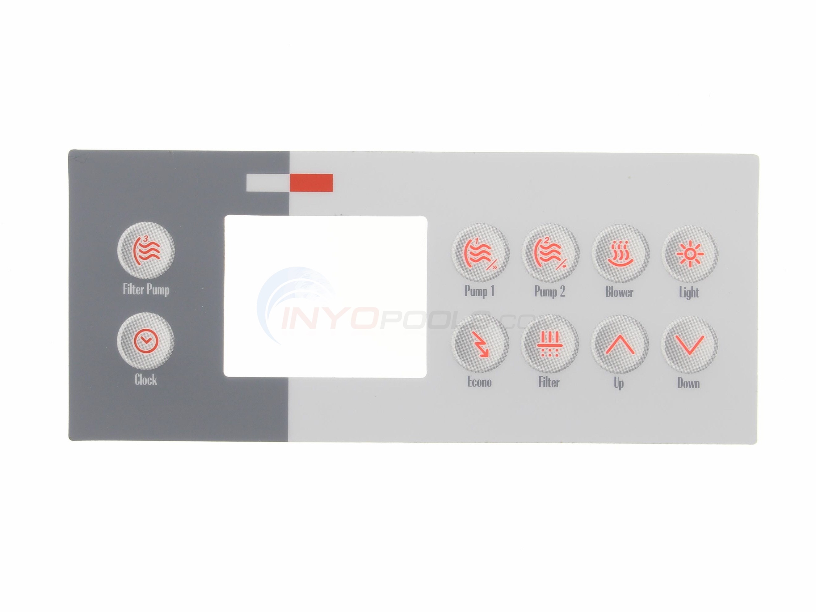 Label,TSC-4(10-key)Filt Pmp,Clock,P1,P2,Bl,Lt,Eco,Filt,Up/Dn