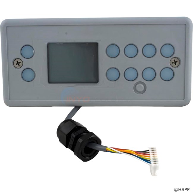 TSC/K-4 Lg Rec, 10-Button, LCD Display, No Label (0201-007044)