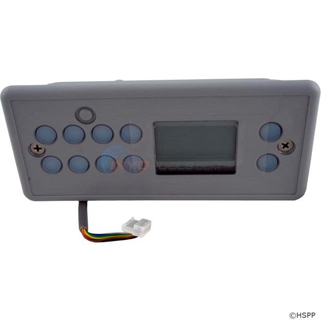 TSC-8/K-8 Lg Rec, 10 Button, LCD Display, No Label (0201-007153)