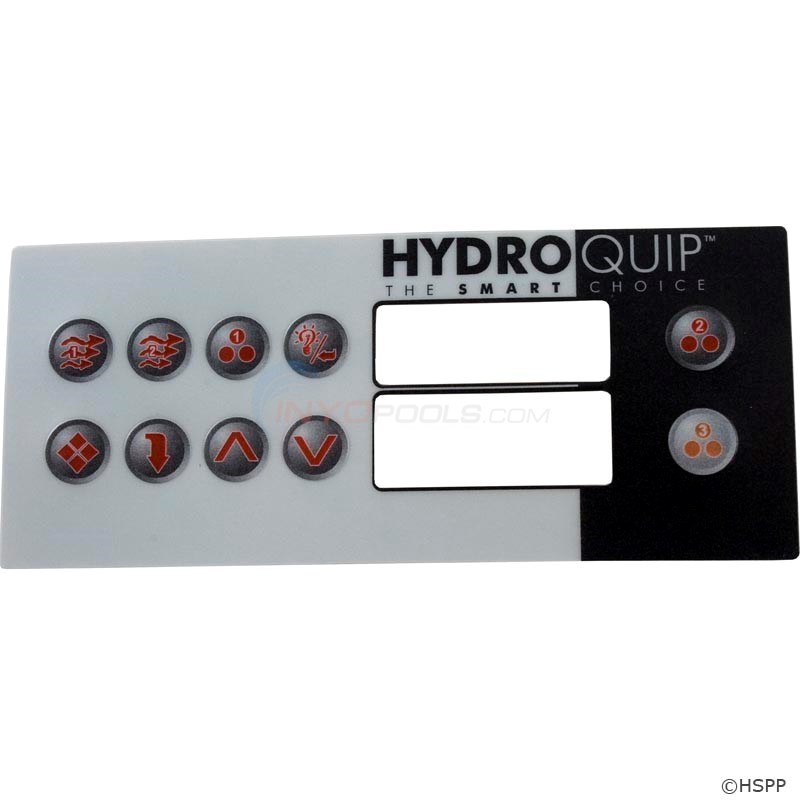 HT-2 Label, Lg Rectangle, 10-Button