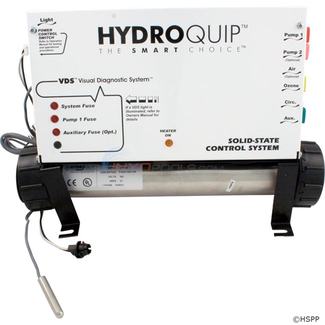 Hydro Quip Es6200-k Spa Pack, 4 Hp, 240 V (es6200-k)