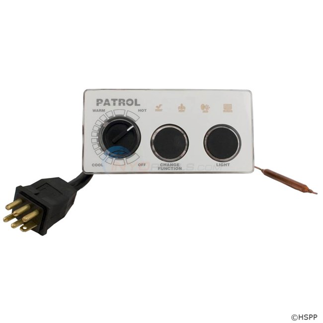 Patrol Spa Side, 2 Button, 6ft Cord (S26006100)