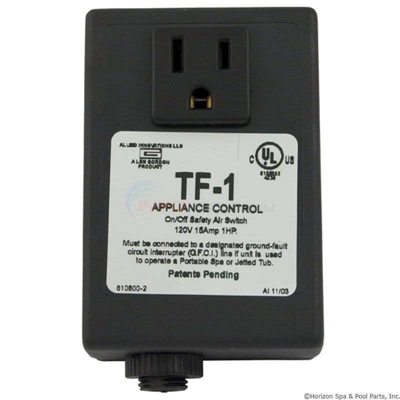 Len Gordon TF1 Switch, 120V, On/Off, Jetted Tub Control 910800001