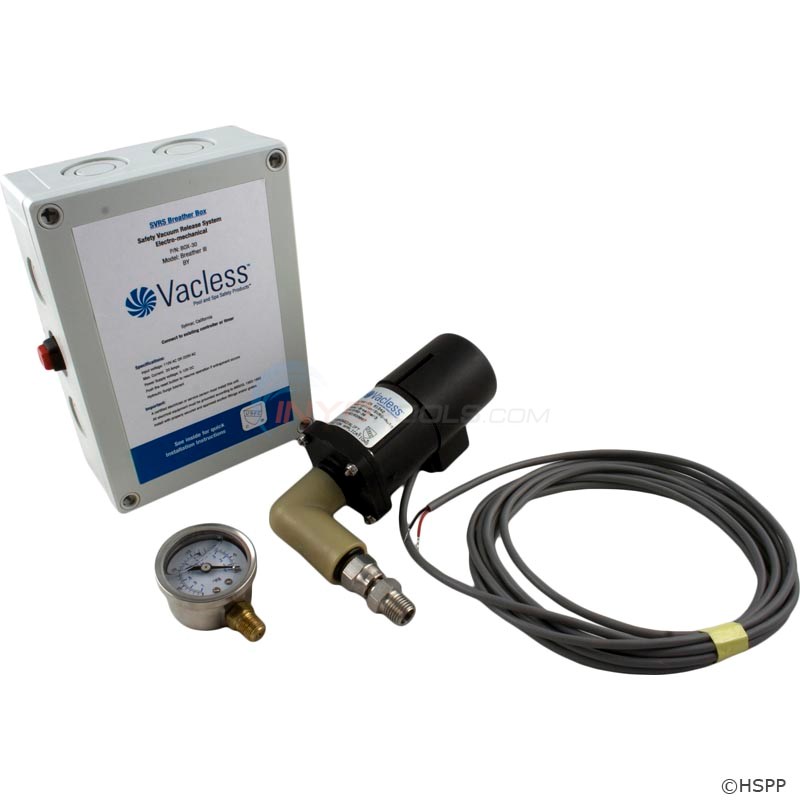 Vacless SVRS, Electrical w/ Box, NonAdjustable, Center Thd (SVRS30