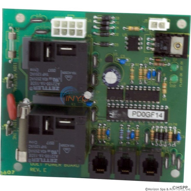 Vita Spas Board, LD-15, Heat Recovery Sys, Duet Power Board (451206)