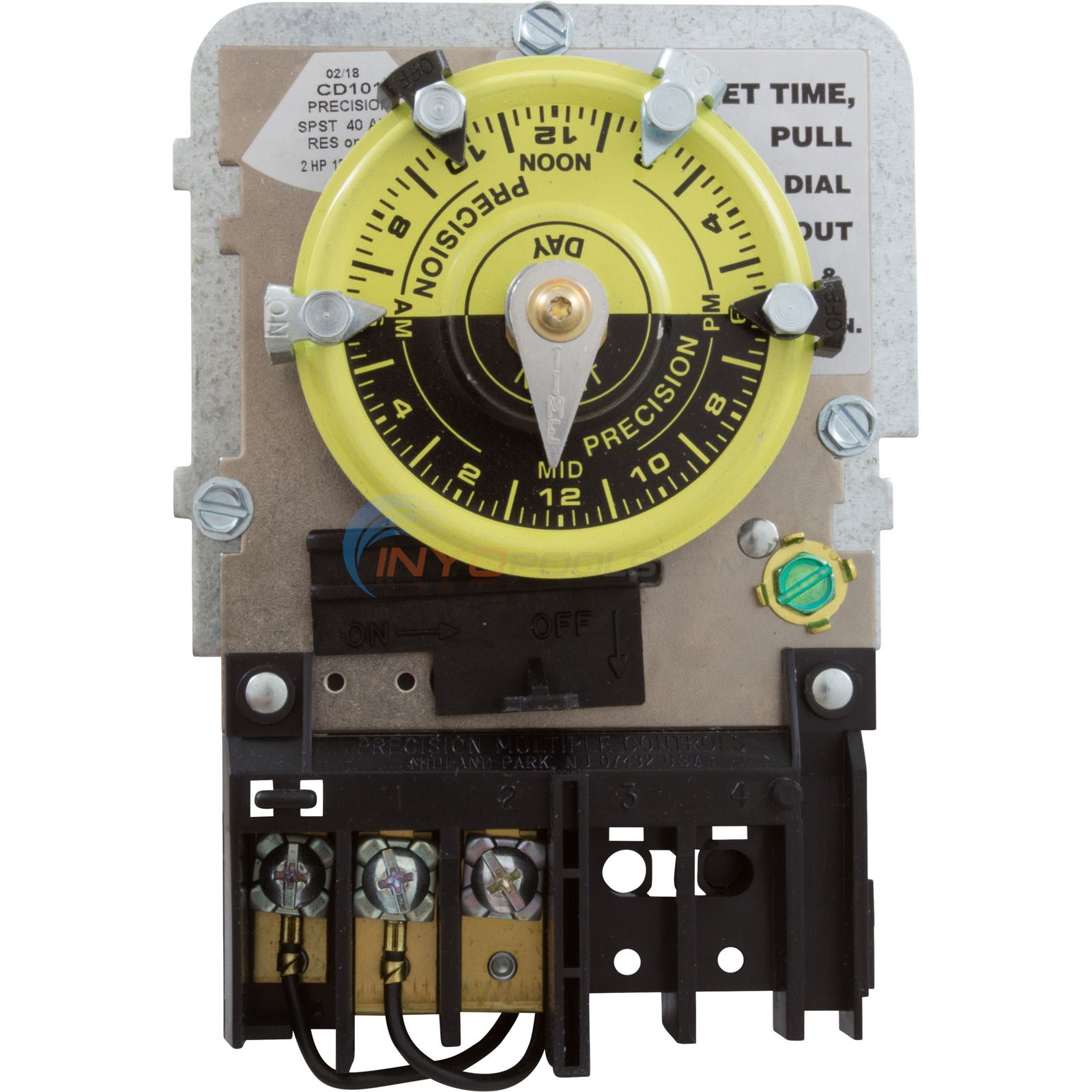 CD101-PC 4001-00M Timer Mechanism 120v, SPST, 24hr (4001-00m) Replaced ...