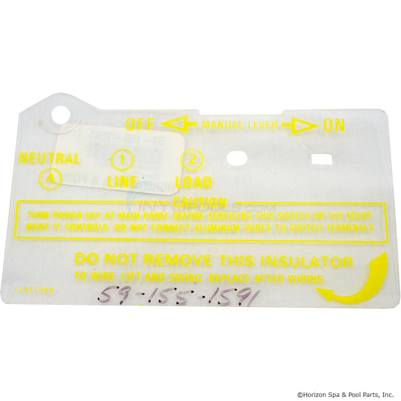 Clear Plastic Insulator