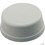 Mushroom Button, Flat Mount, White (no tubing) - 59-345-1505