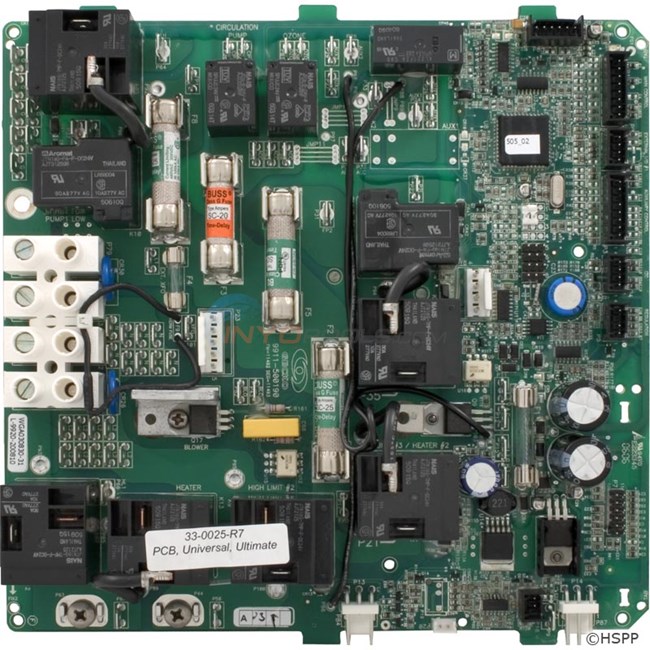 HQ PCB Ultimate+, 240v, OEM (Rev 6, 8-Key) (33-0025-R6)
