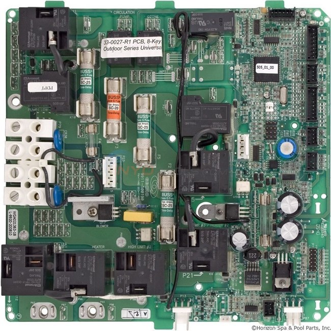 HQ PCB Outdoor 8600 Series 240v (Post 5/03, 8-Key) (33-0027)