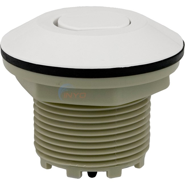 Contemporary Flush Button, White (B225-WF)