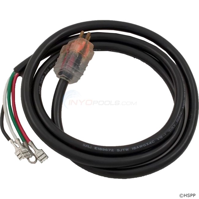 Cord,Fiber Optic,Molded/Lit,48" (Orange) (30-0260-48)