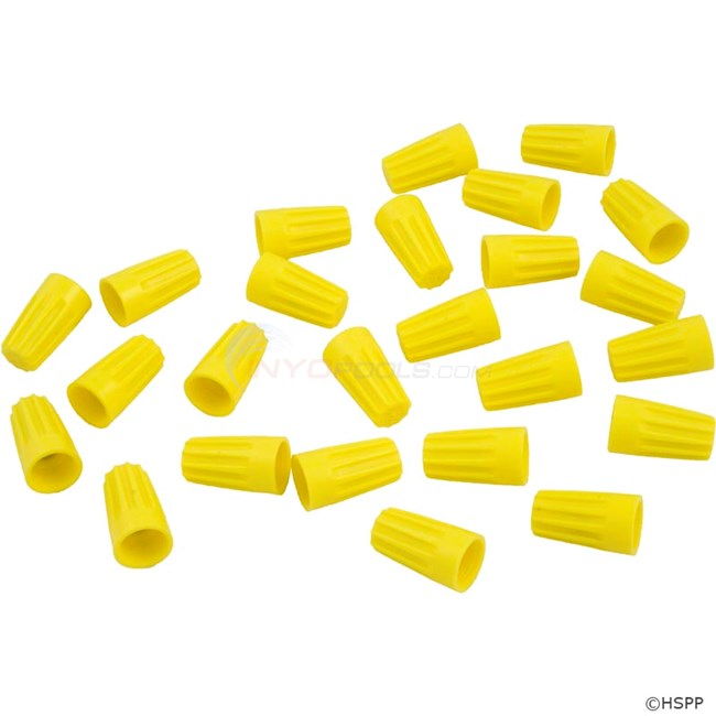 Wire Nut Connector, Yellow, 18-10 AWG (Pkg 25) - 60-555-1706