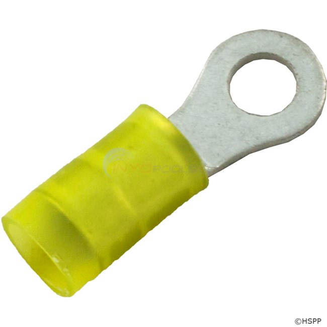 Ring Terminal, Yellow 12-10 AWG #10 Stud (Pkg 25) - 60-555-1723
