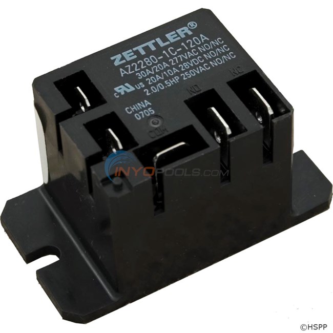 Power Relay, AZ2280-1C-120A 30A Mini SPDT 120VAC - 60-590-1050