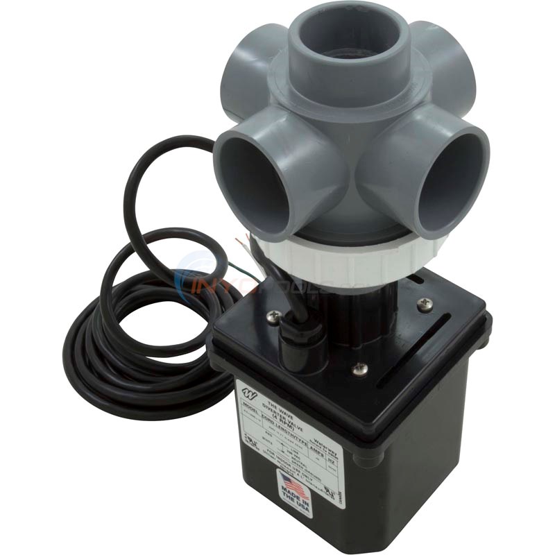 ＶｅｓｔａＷａｖｅ　ＶＷ０４Ａ　１５Ｗ　４０００Ｌ／ｈ Motorized Diverter Valve, WW Wave, 5 Port, 1-1/2