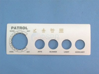 Label, Spa Side, 4 Btn.,No Readout - 618-4 - INYOPools.com
