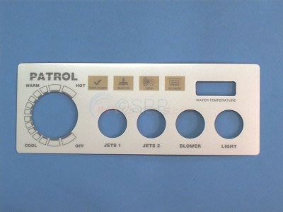 Label Spa Side 4 Btn w/Display - 618D-4 - INYOPools.com