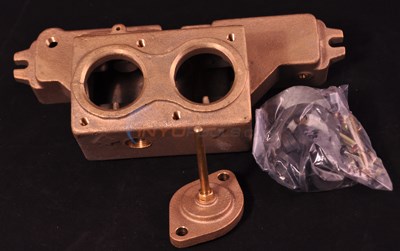 HEADER,INLET/OUTLET 2" BRONZE