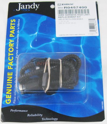 Jandy Zodiac Pool Heater High Limit Wire Harness Switch Assembly