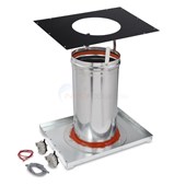 Indoor Pos. Pressure Horizontal 6" Vent Adapter Kit - H150FD