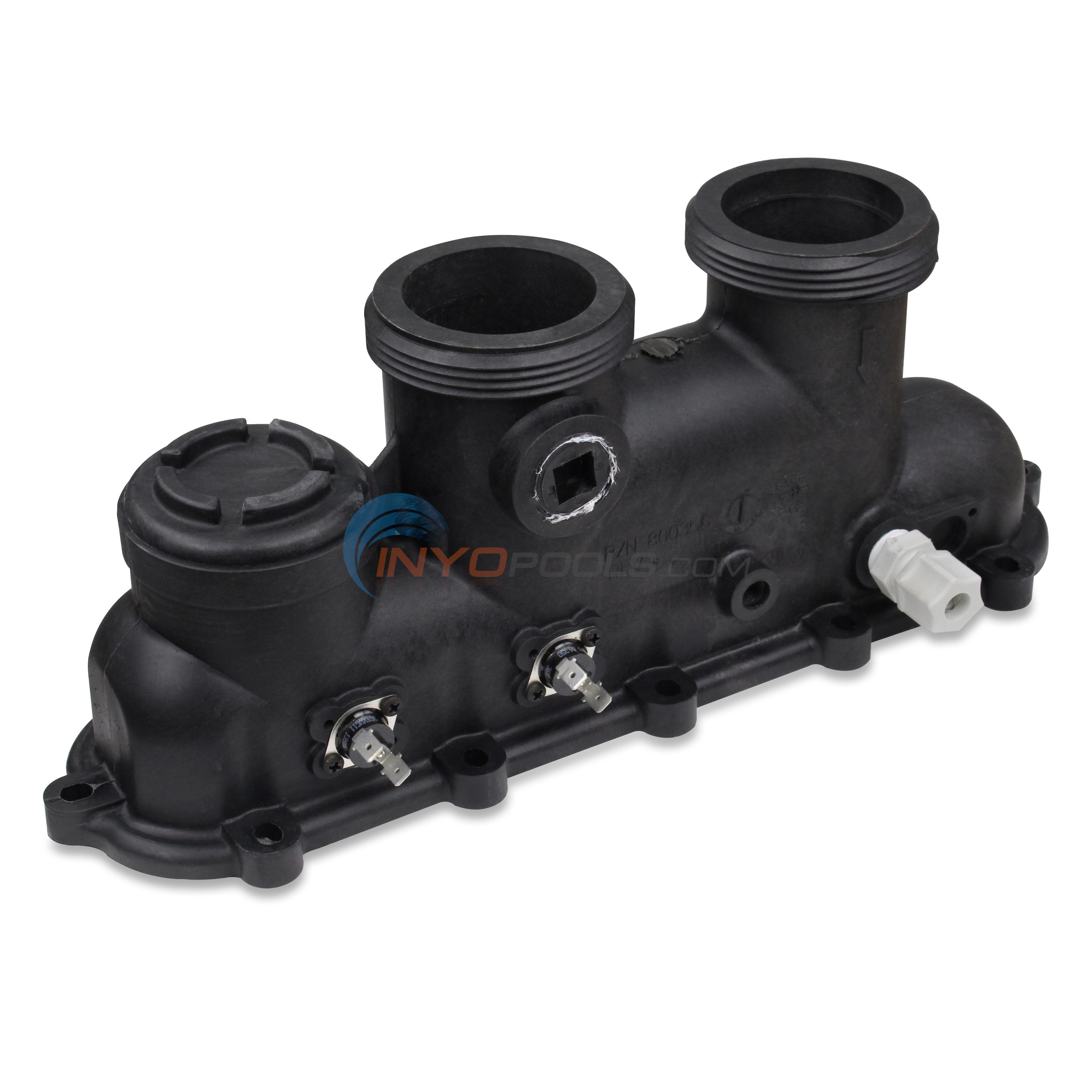 Raypak Pool Heater Inlet & Outlet Header - Plastic (006827f ...