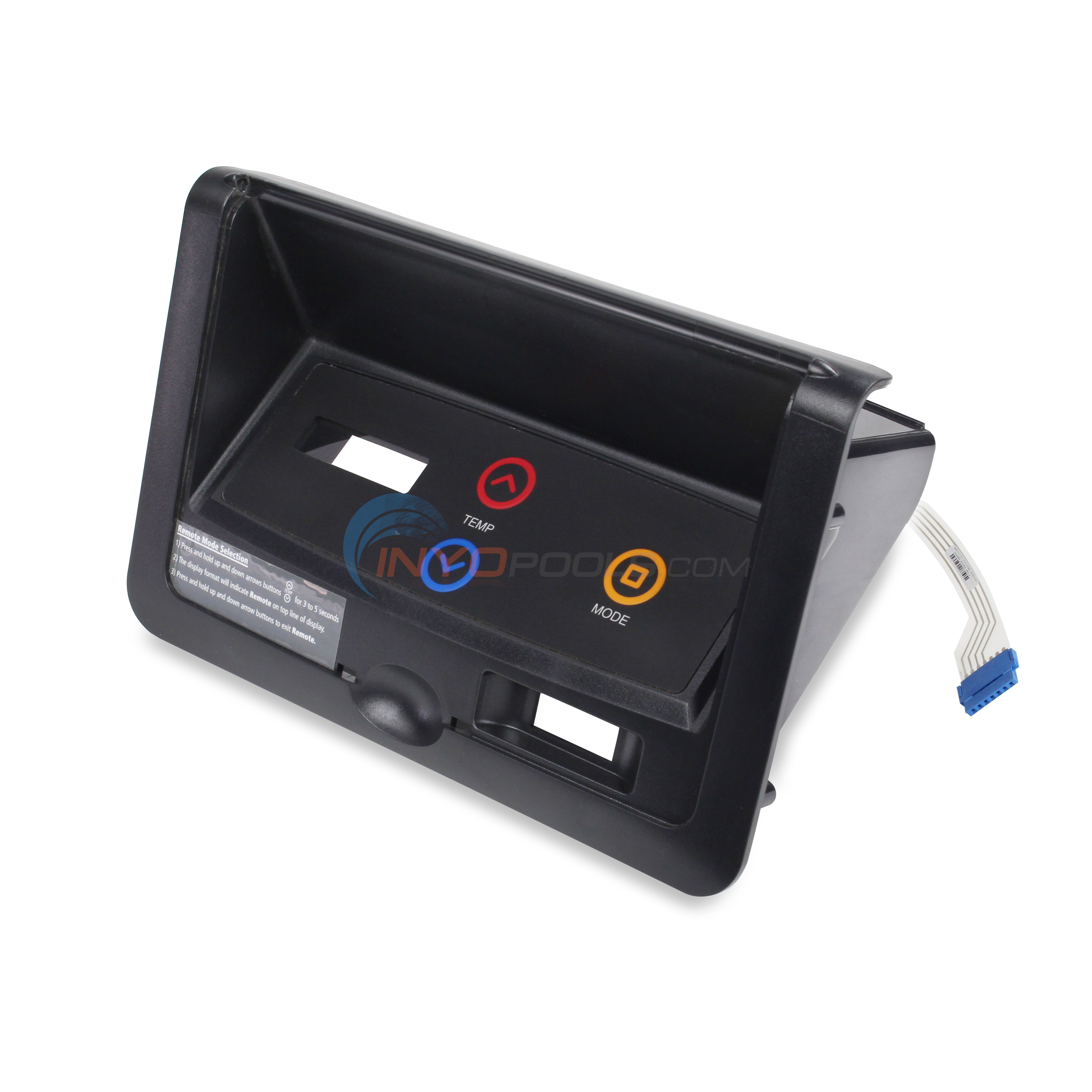 CONTROL BEZEL WITH SWITCH DECAL