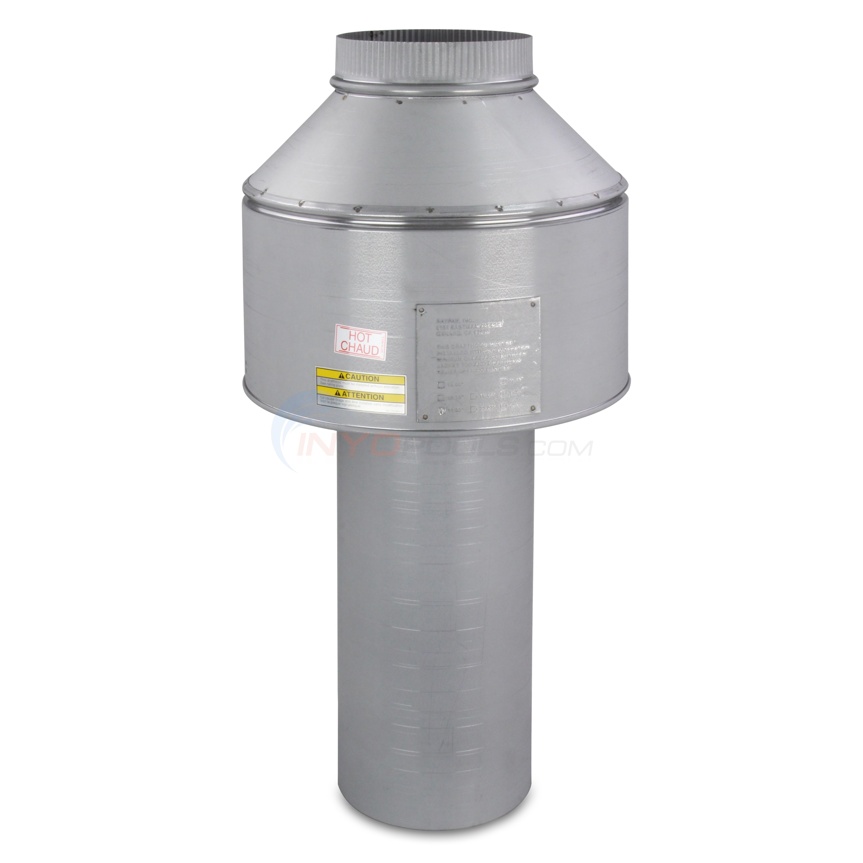 Raypak Indoor Stack Kit for R266A and R267A Heater - 009839