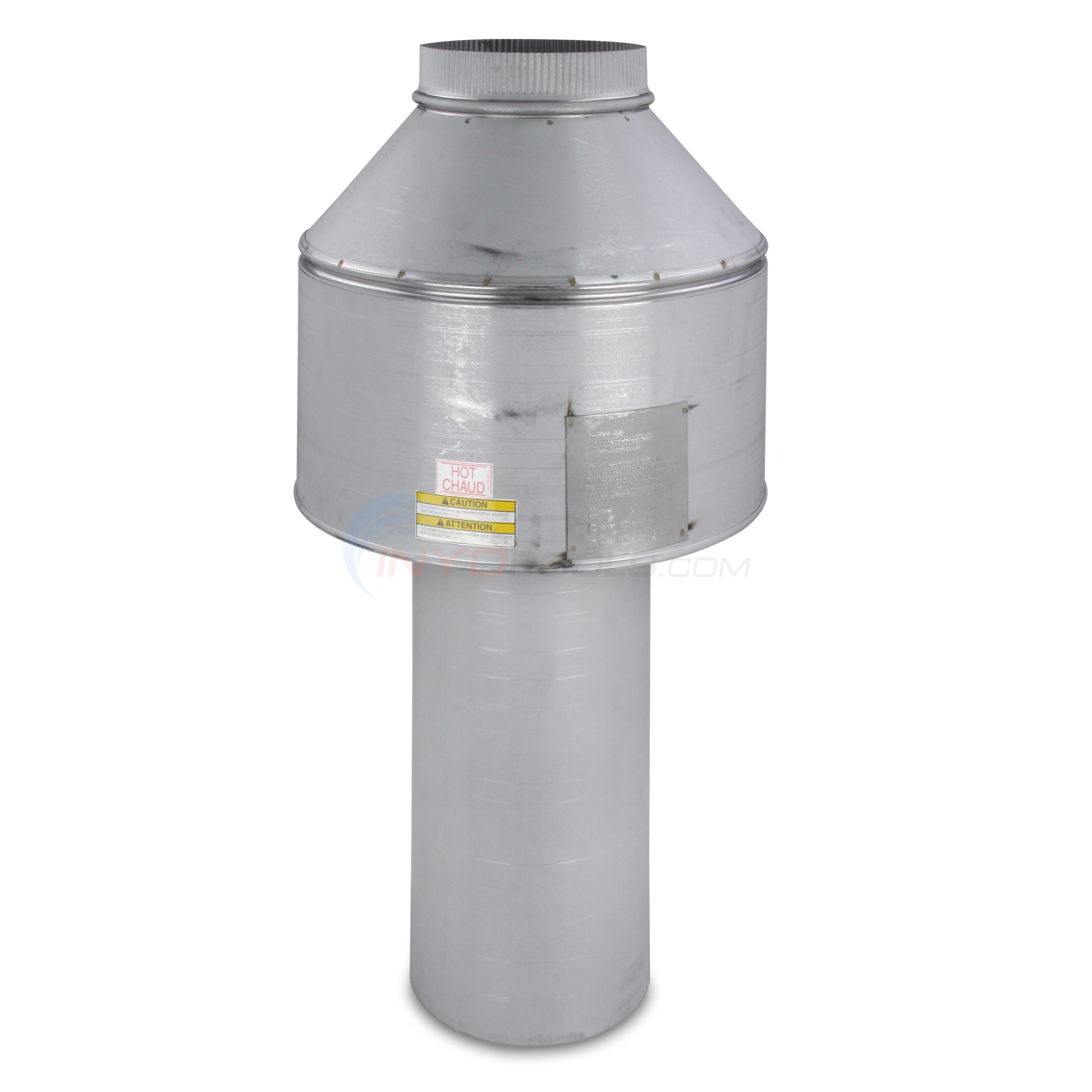 Raypak Rheem Indoor Draft Hood Stack Kit for R336A, R367A - 009840