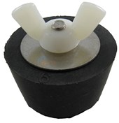 Pool and Spa Winter Rubber Expansion Plug with Stainless Steel Screw, #9, for 1-1/2" Pipe or 1-1/4" Fitting - 6691-0